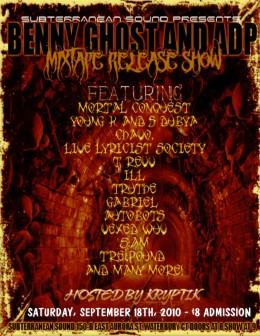 Benny Ghost and ADP Mixtape Release Show
